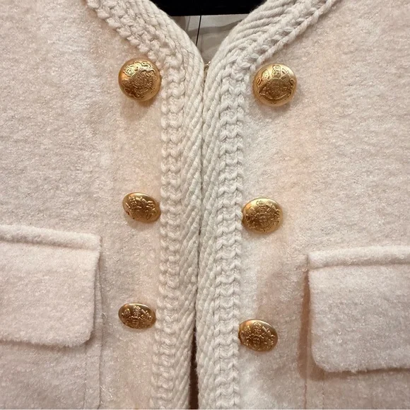 Talbots Berkshire Wool Blend
Crop Blazer Jacket Cream Women 8P NWT - Picture 11 of 13